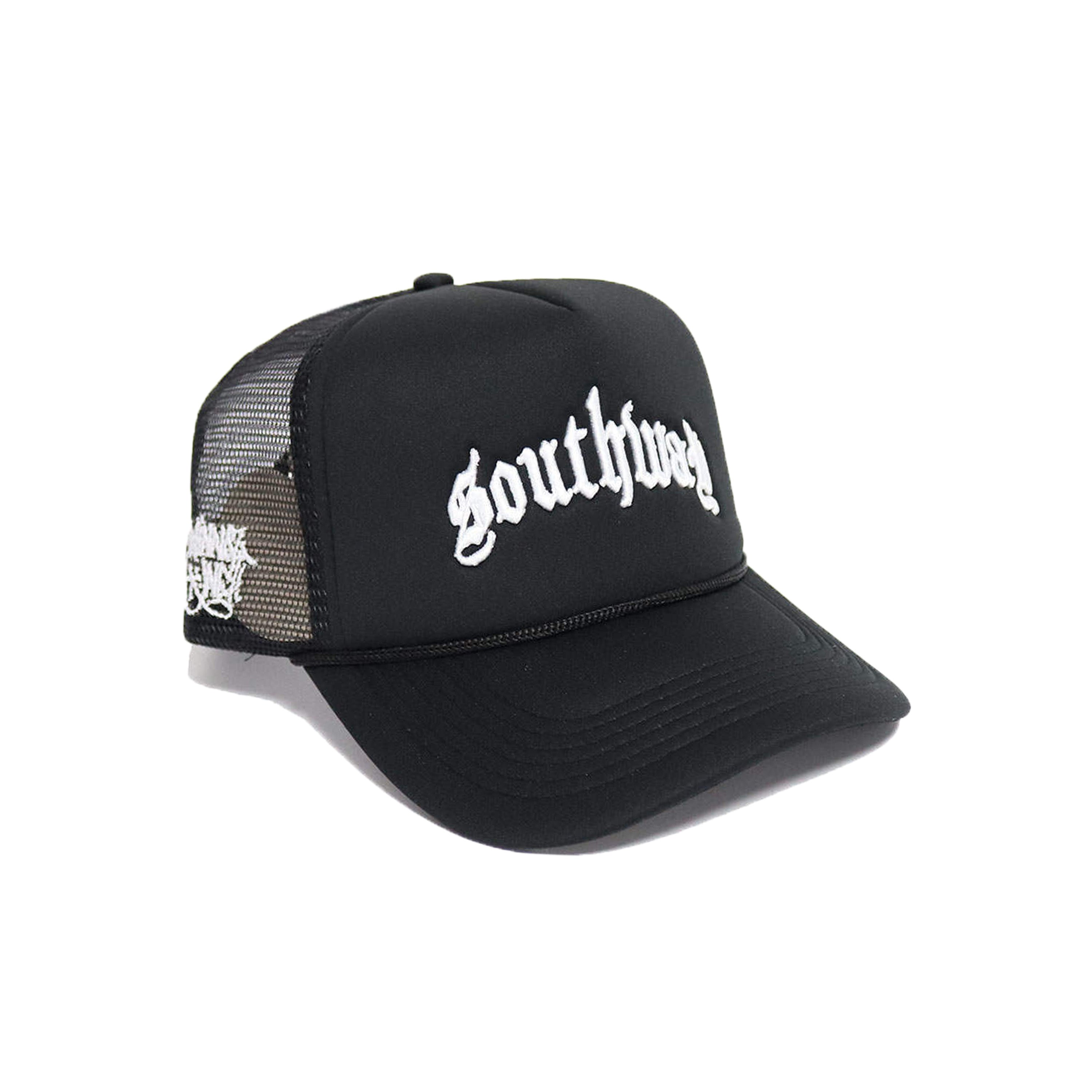 BLACK TRUCKER CAP - Southway Thrills